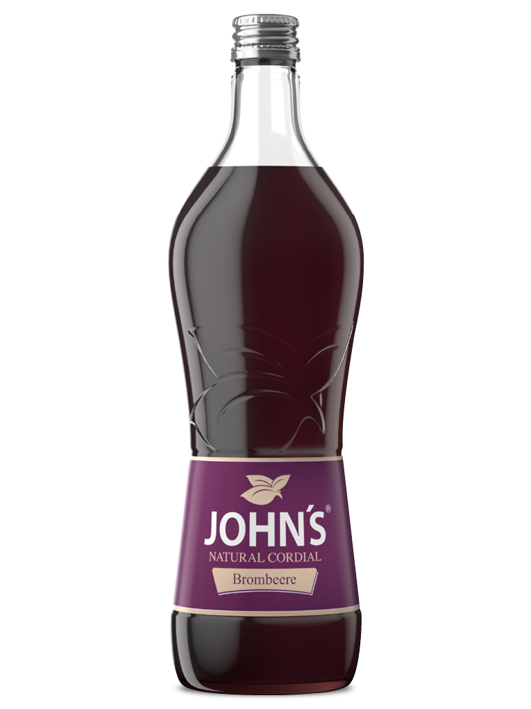 JOHN’S Brombeere - Samtig und rundes Geschmacksprofil einer Brombeere: feine Süße gepaart mit dezenter Fruchtsäure. Im Blackberry Gin einfach unwiderstehlich.