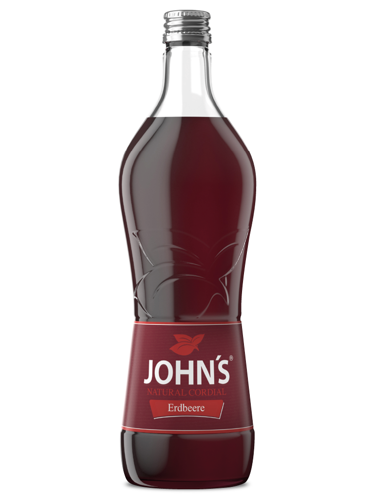 JOHN‘S Erdbeere - Voller und unverwechselbarer Charakter saftiger Früchte. Macht einen Strawberry Daiquiri unwiderstehlich.