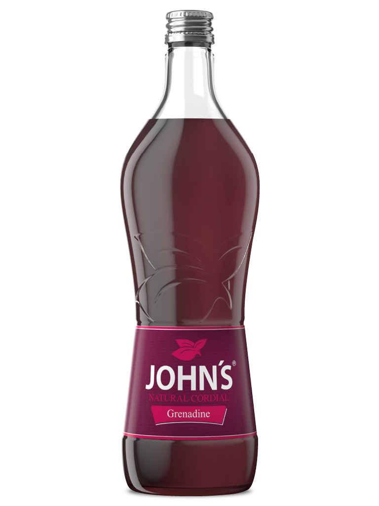 JOHN‘S Grenadine - Fruchtig-süße Akzente mit kräftiger Note. Gibt dem Planters Punch das gewisse Etwas.