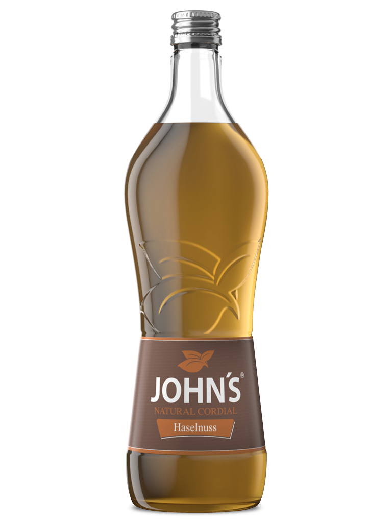 JOHN‘S Haselnuss - Kräftige Haselnussnote für warme und kalte Drinks. Super für den Hazelnut Julep.